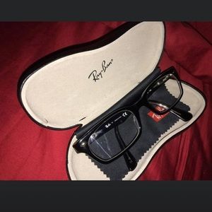 Ray Ban Eyeglasses RB5150 Rectangle Black